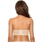 Lace Push Up Longline Strapless Bra - Okay Trendy